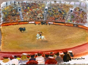 Boinas rojas en los toros